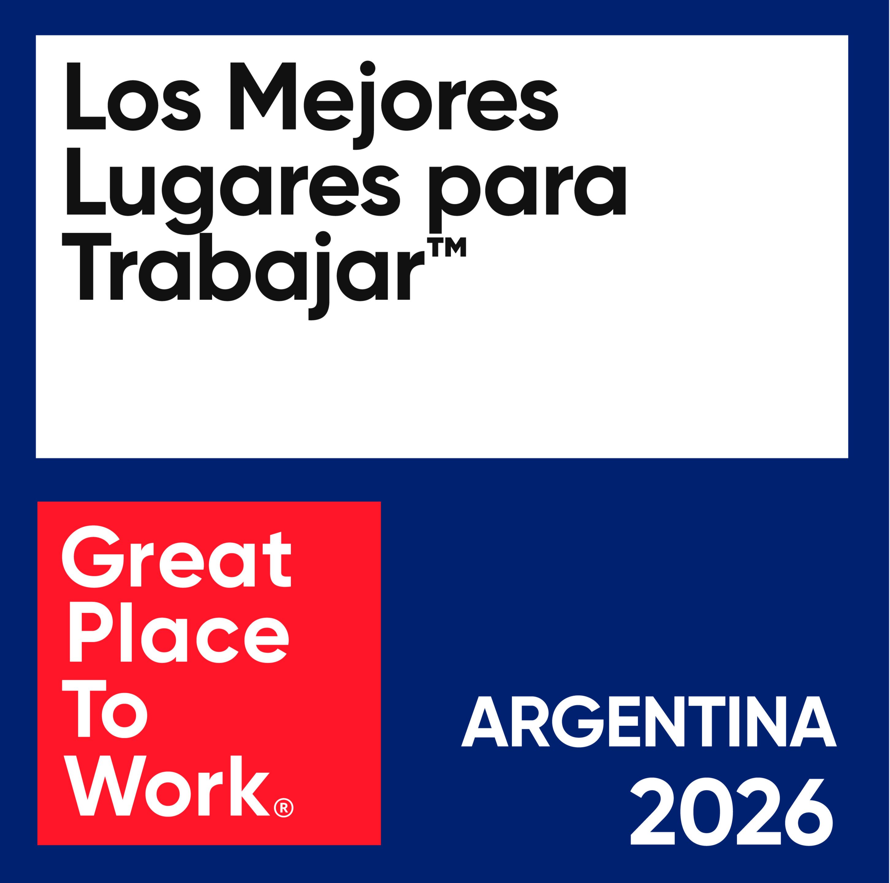 Distinción Great Place to Work 2026, ranking nacional #19
