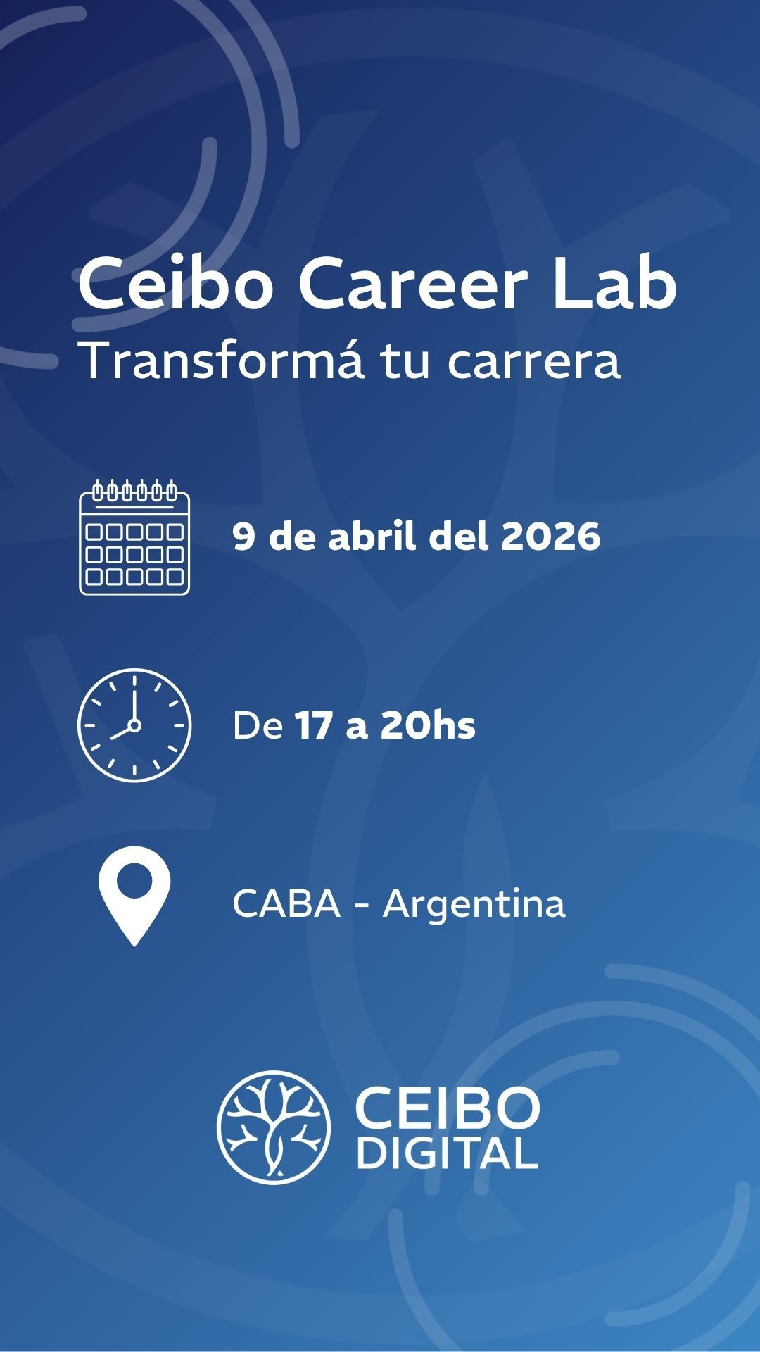 Flyer del evento